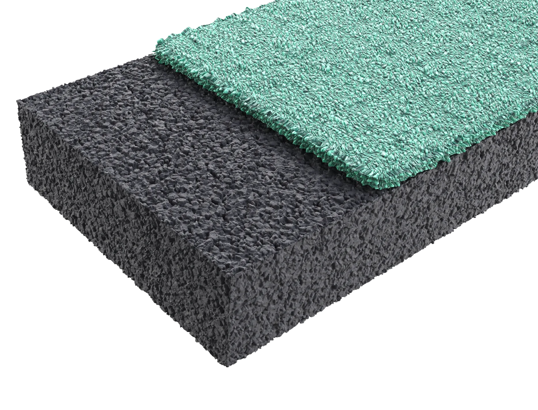 SUREPLAY® Needle felt is a textile floor covering for outdoor use